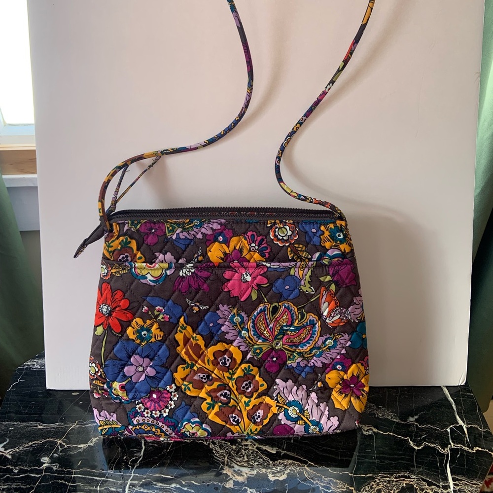 Vera Bradley multi colored cross body bag